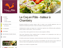 Tablet Screenshot of lecoqenpate.fr